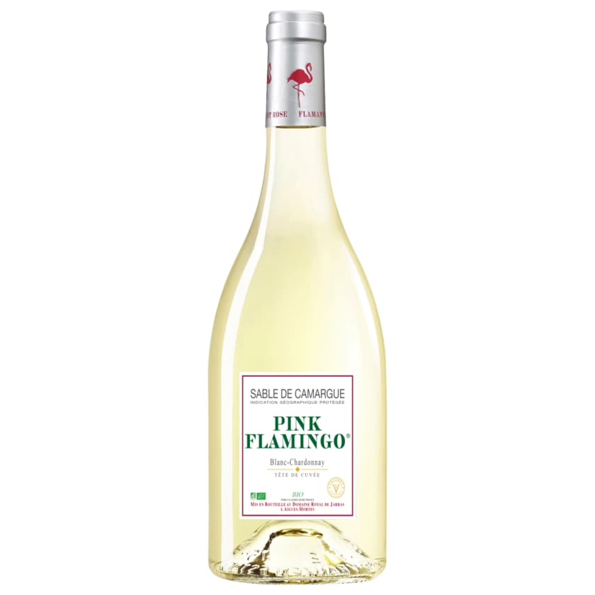 Pink Flamingo Bio Weißwein Blanc-Chardonnay IGP trocken 0,75l